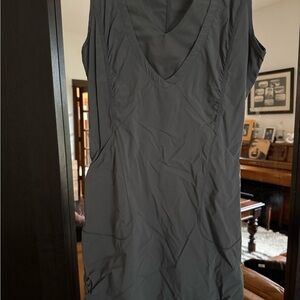 Indygena Green-Gray Sleeveless dress